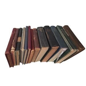 Lot 14 Vtg Antique Hymnal BOOKS Lutheran Kings Praise Tabernacle Music